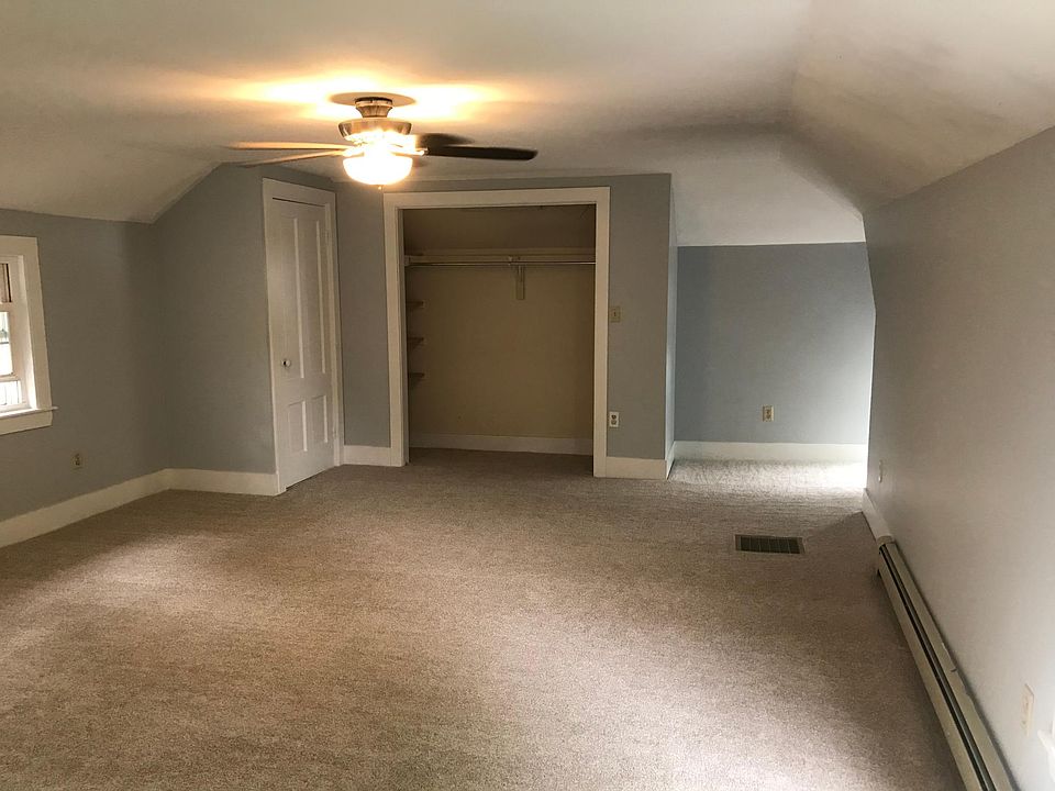 upstairs master bedroom with closet