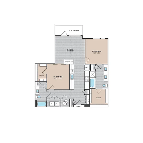 Floor plan B6