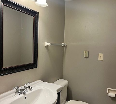 Half bath off kitchen