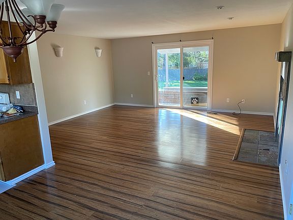 Living room view from dining area