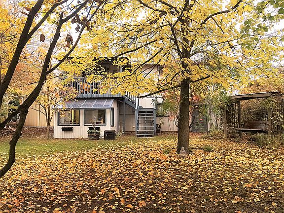 Back of the house and swing