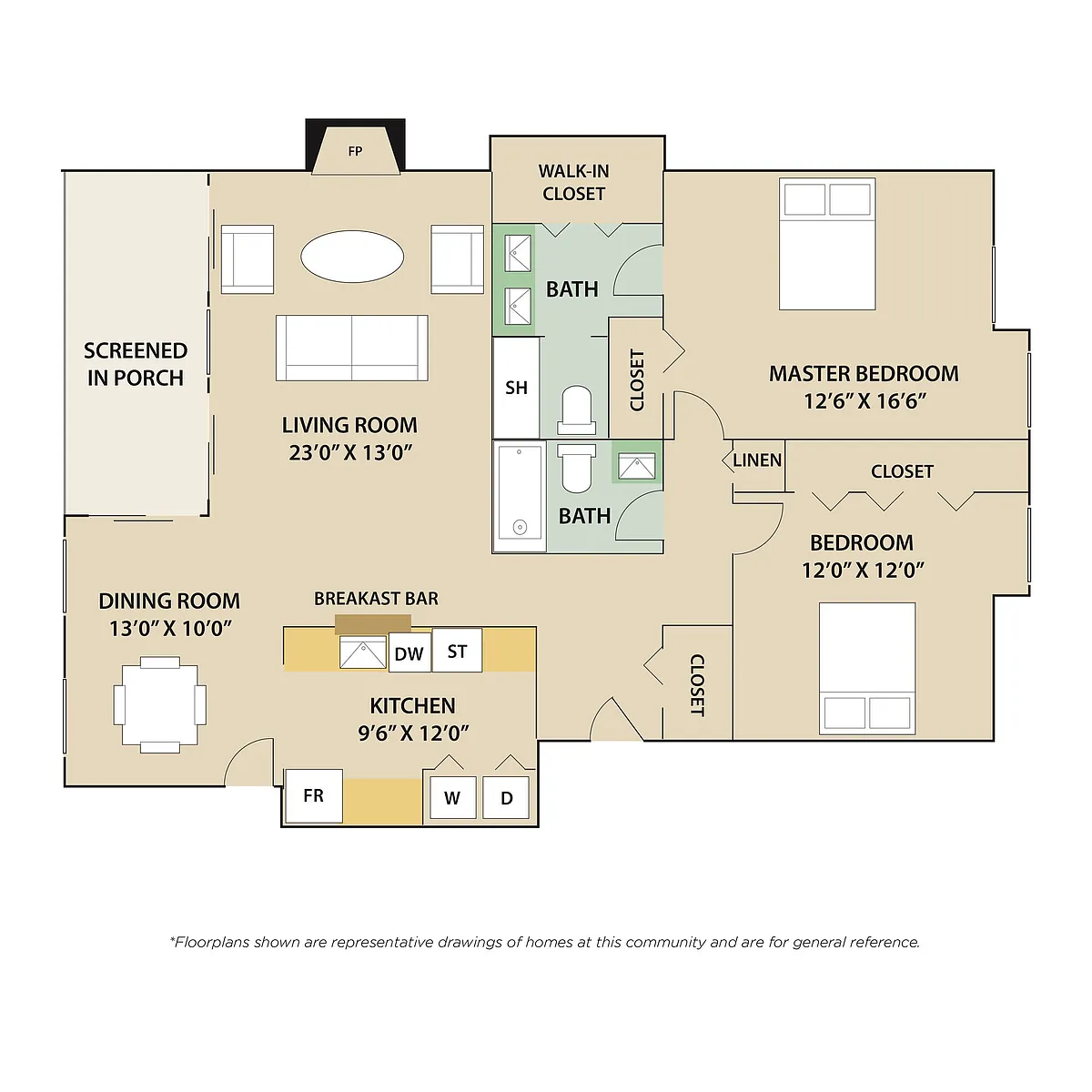 Floor plan Miranda