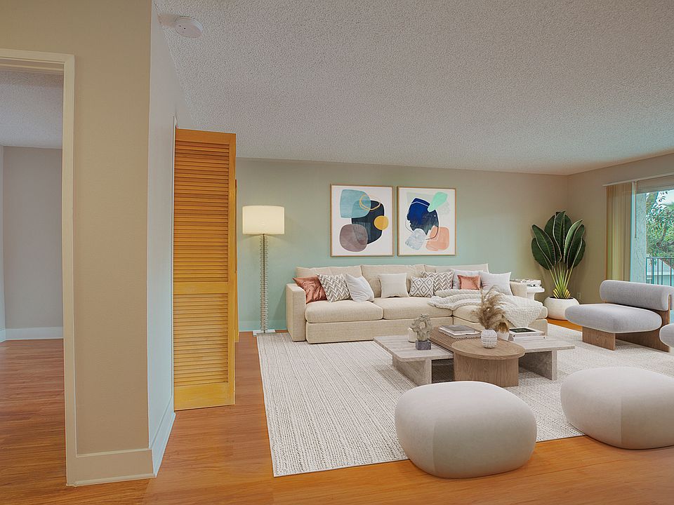 Spacious living room with ample natural light