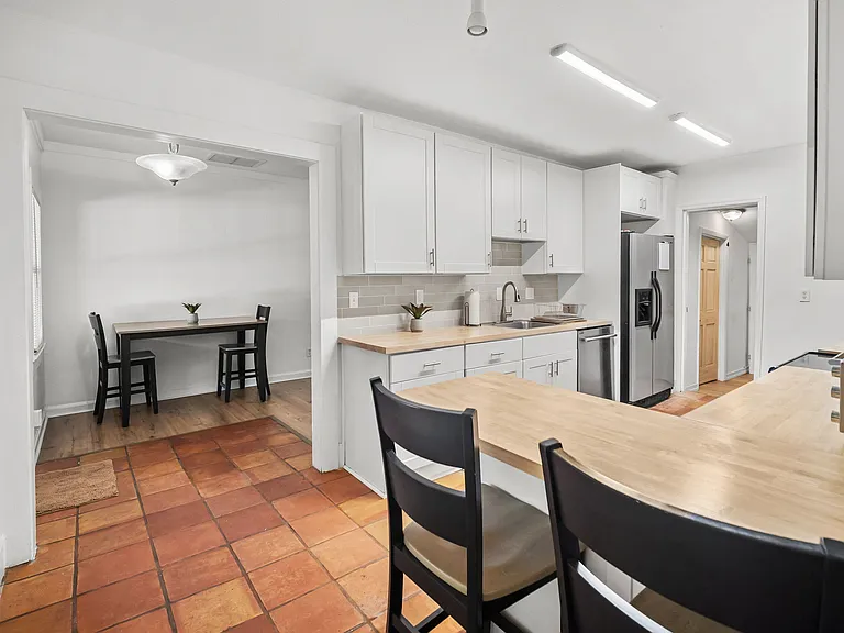 kitchen with large cabinet space