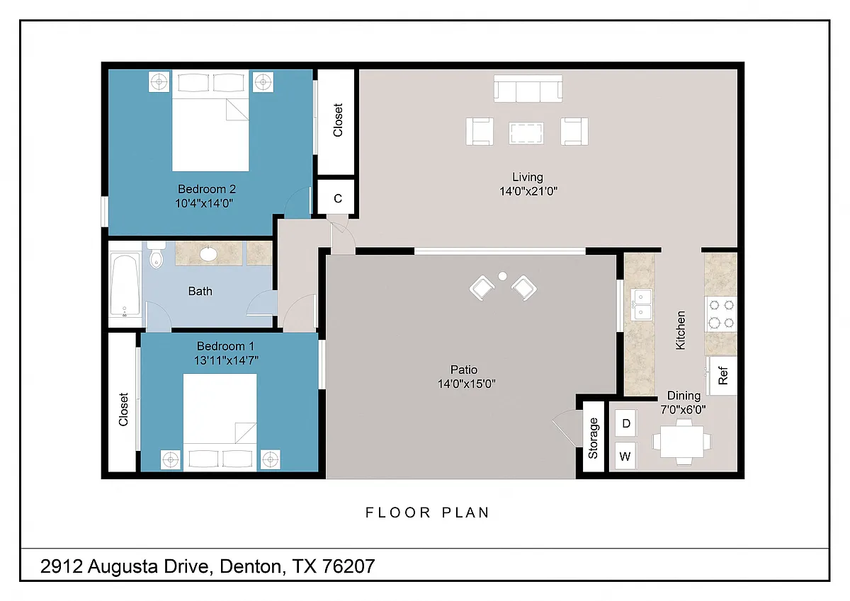 Floor plan B1-1