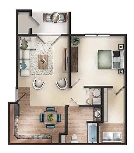 Floor plan The Beaufort