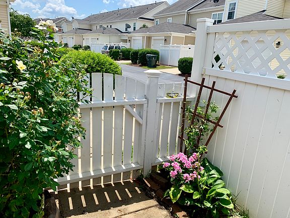 Fenced in backyard. 
