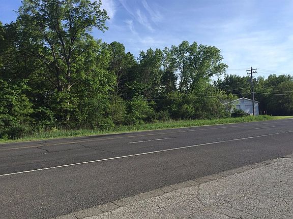 View from across Hwy 20 looking south at Property