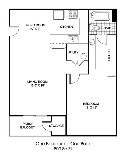Floor plan a10ar - Renovated