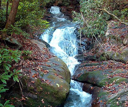 waterfall near homesite