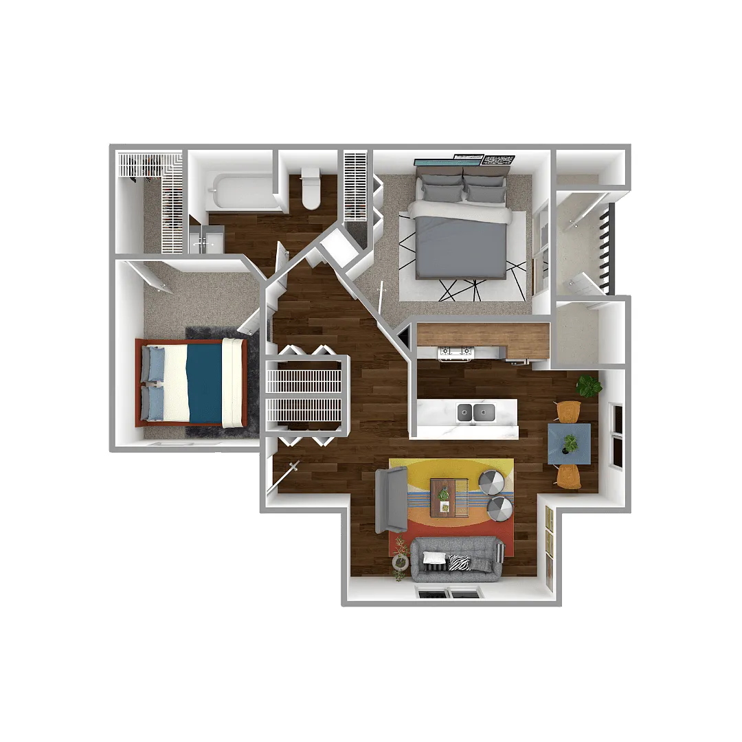 Floor plan Ouray- Affordable