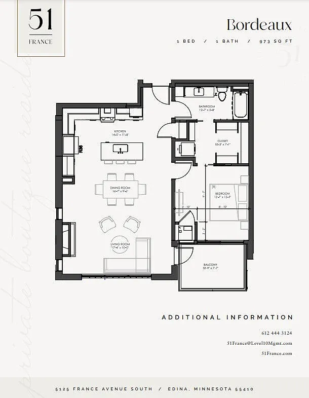 Floor plan Bordeaux