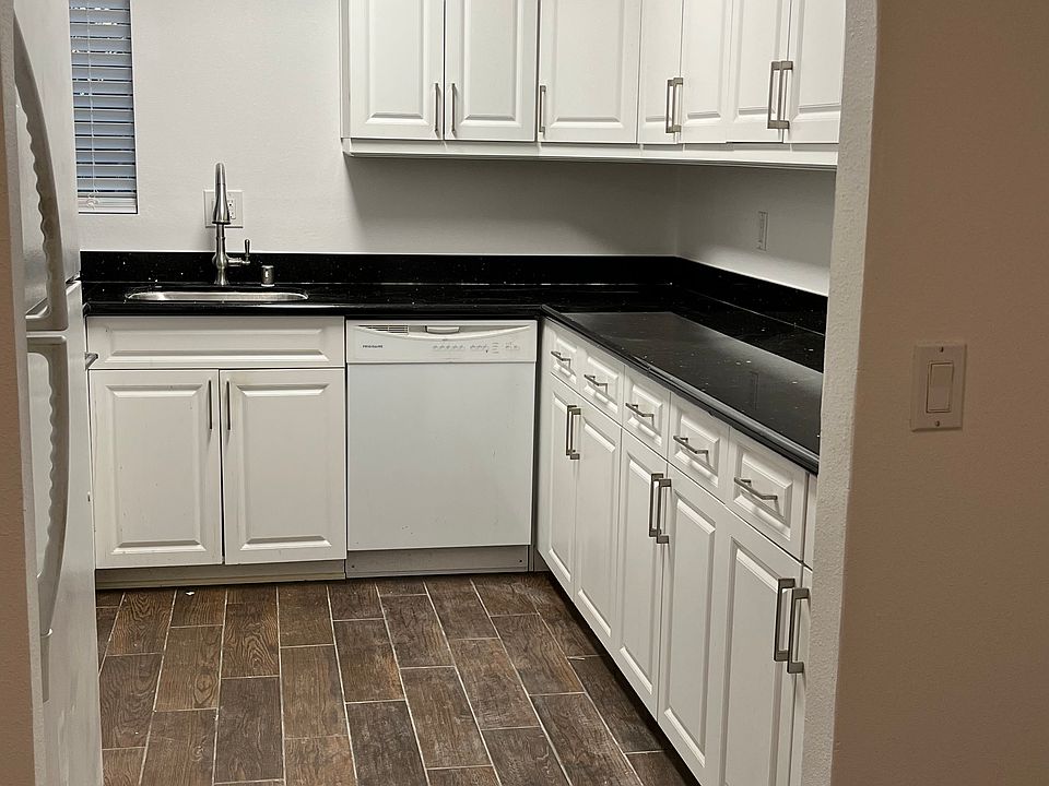 Kitchen with view from dining room.