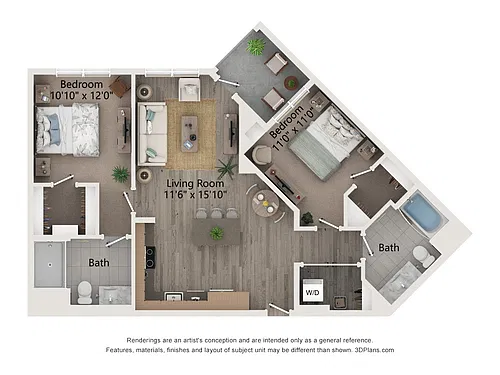 Floor plan B3