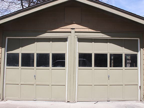 Two stall garage -- new roof