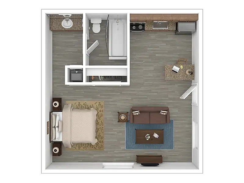 Floor plan Studio