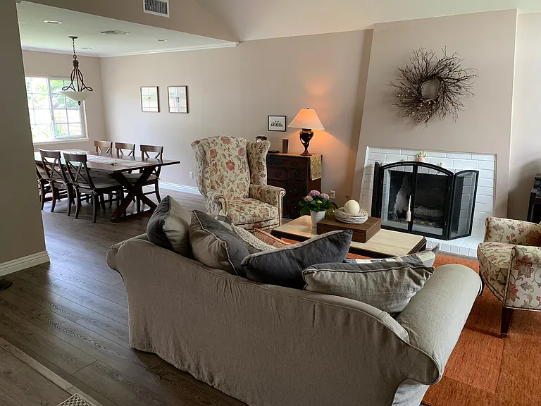 Living and dining room