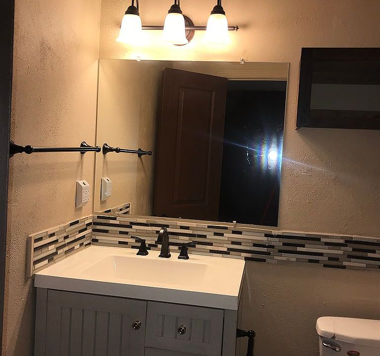 Master bath vanity