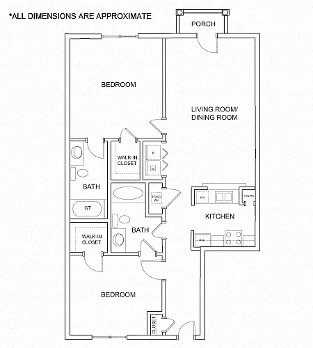 Floor plan 2C Floor Plan