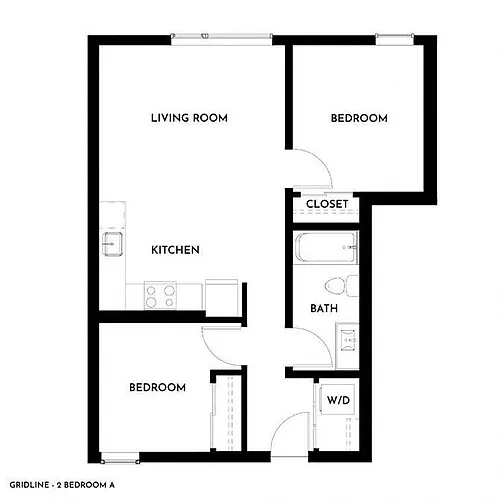 Floor plan 2X1 A