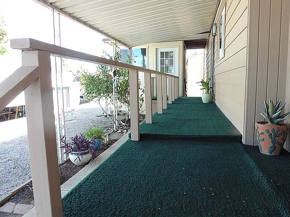 Covered front deck