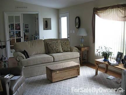 Has thermo-pane windows, vinyl casings Energy efficient storm doors