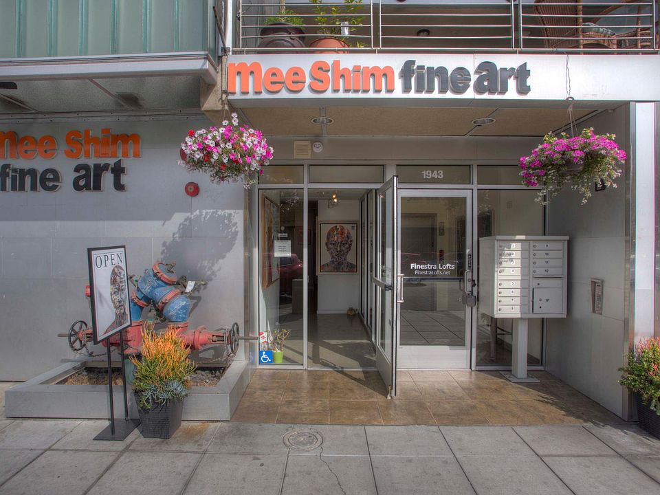 Mee Shim Fine Art occupies commercial space in the building