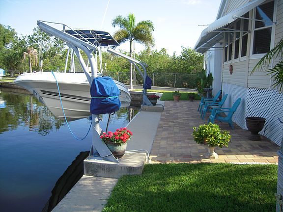 BOAT ON DAVITS