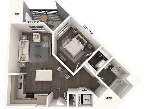 Floor plan AM12.1-Upgrade Collection II