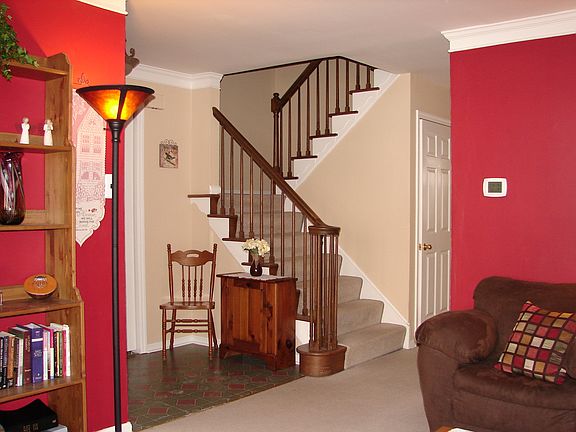 View of the Family Room into Foyer