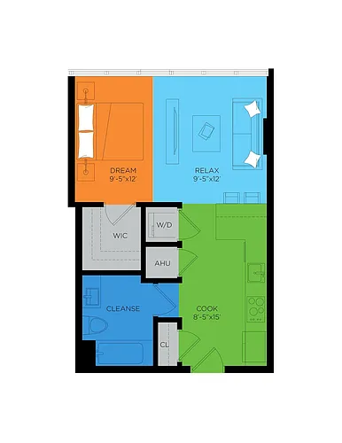 Floor plan Shepard A1