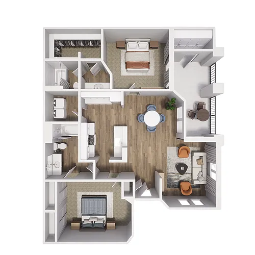 Floor plan B2: Baja with Carport
