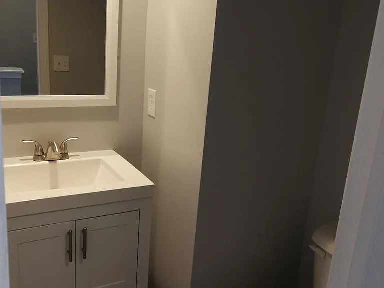 Half bath on 1st floor