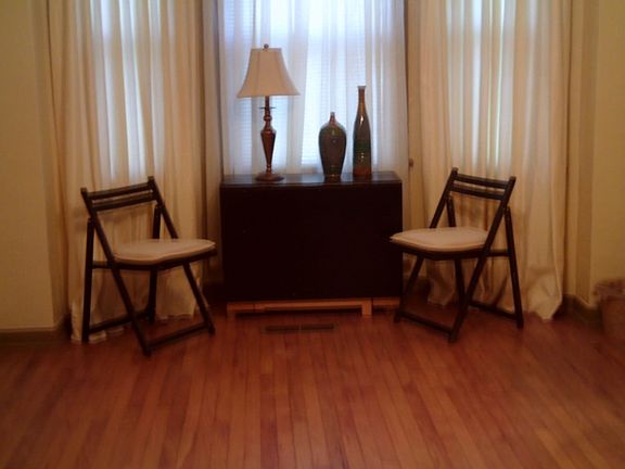 Dining Room with bay windows