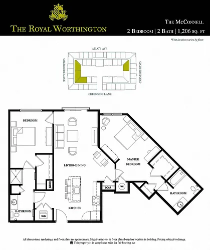 Floor plan 2B/2B McConnell