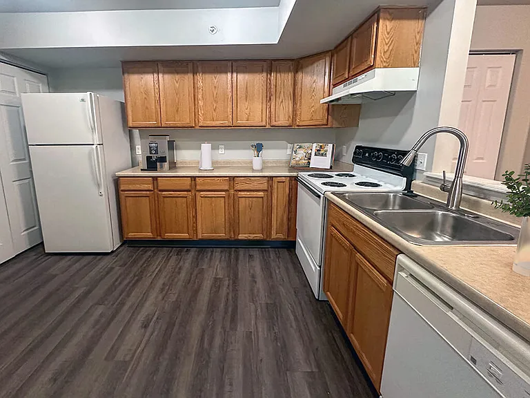 Large Open Kitchen with Double Sink