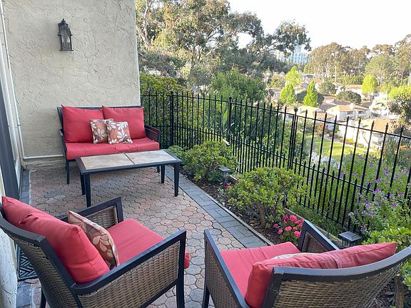 East Patio furniture - included