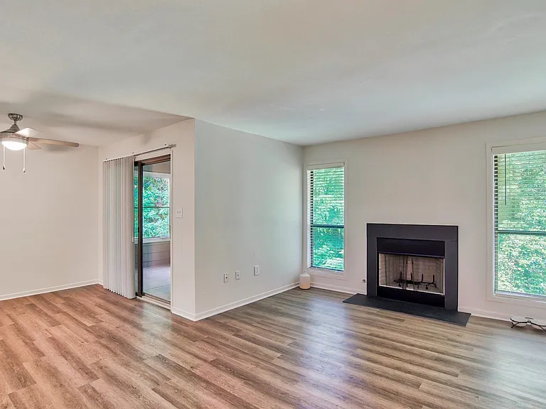 Luxury vinyl plank flooring throughout