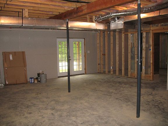 walk out unfinished basement