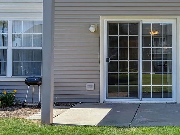 Your own private patio for reading, gathering or grilling!