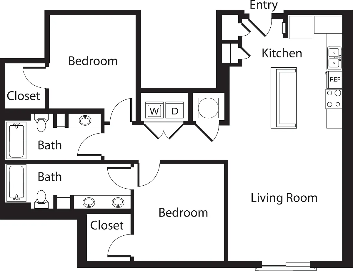 Floor plan B3