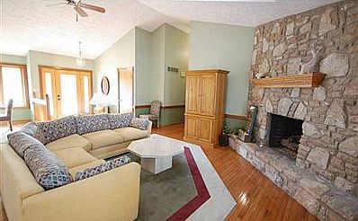 Freshly Painted Large Great Room with Custom Trim and Plenty of Natural Light!