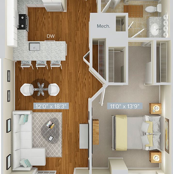 1st image of 1201 N Fillmore St APT 914