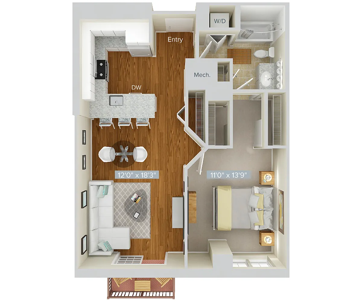 Floor plan A5-708-764-L