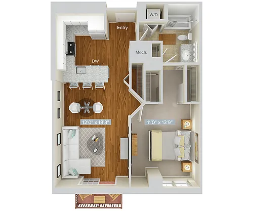Floor plan A5-708-764-L