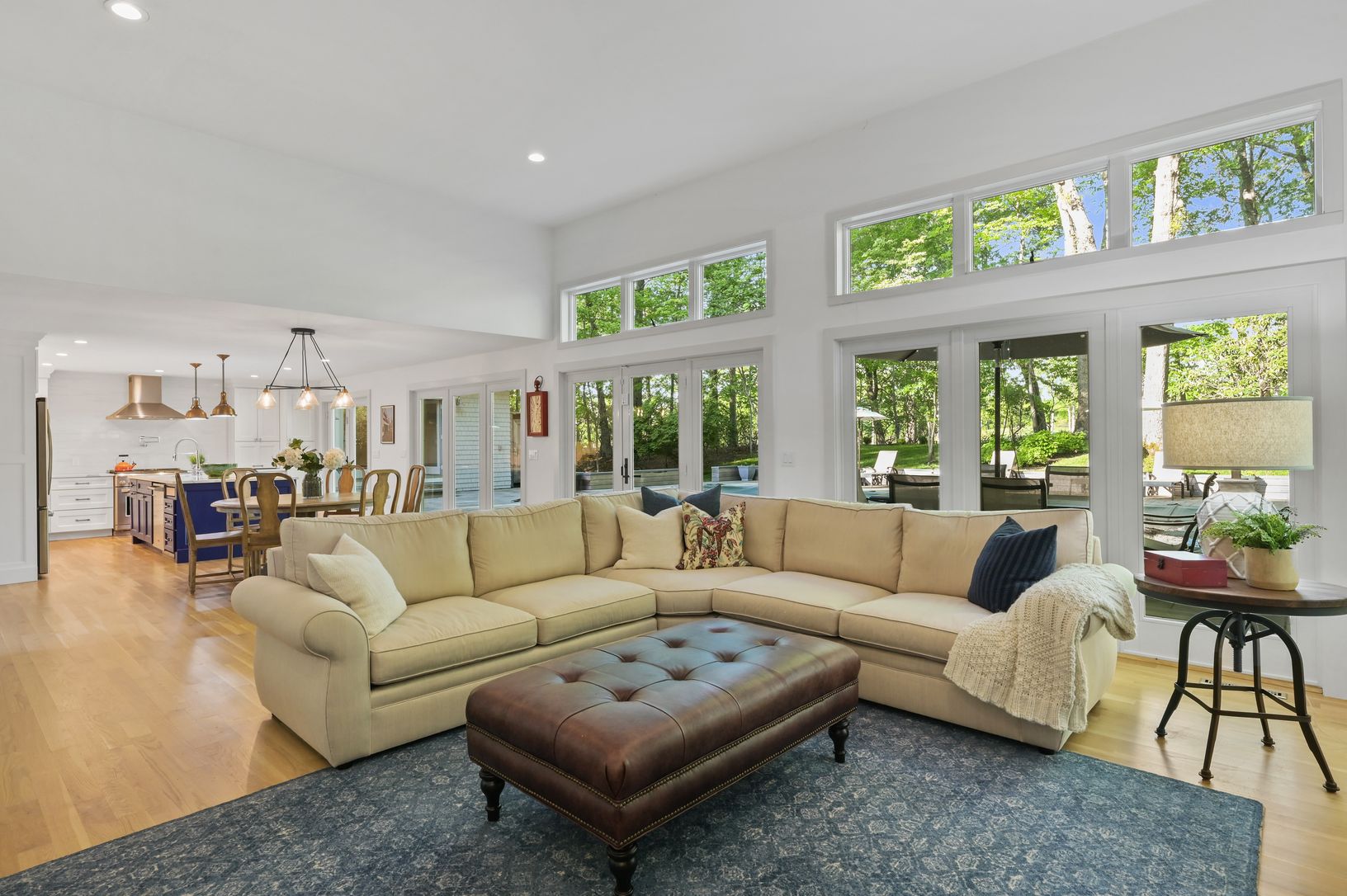  Living Room into Kitchen