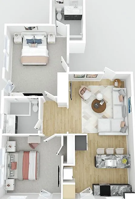 2 bed, 2.0 bath, 938 sqft, $2,800 — Photo 3