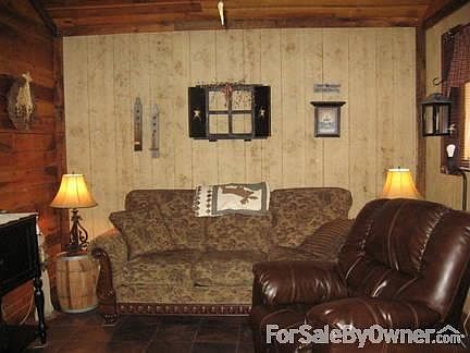 Paneling is a light wood