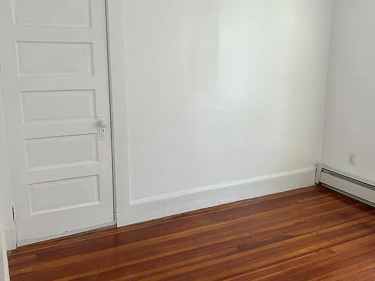 Living room, entrance to unit