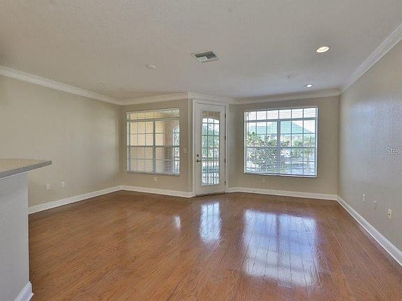 Living room from dining room view